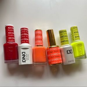 DND gel +regular polish